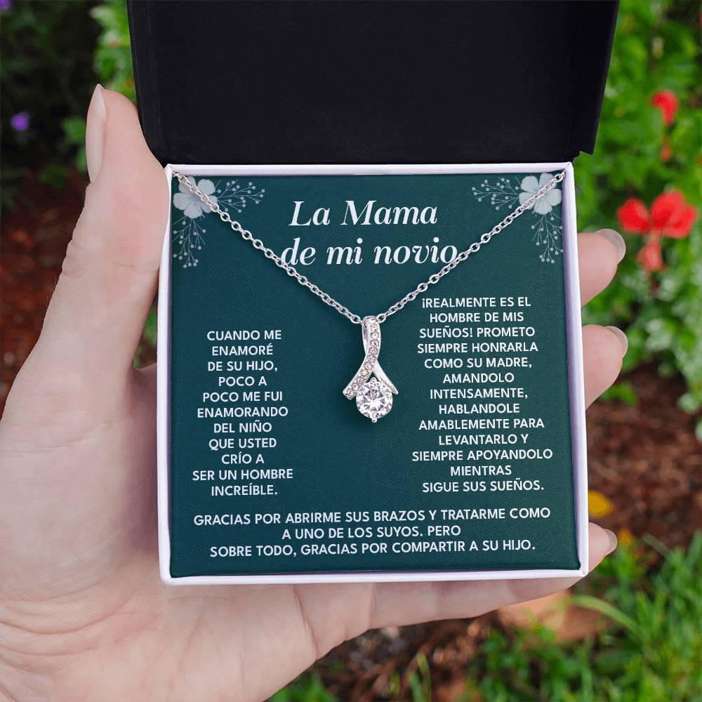 Collar Para La Mamá De Mi Novio Regalo De Agradecimiento Para Suegra Mensaje Emotivo Para La Madre De Mi Novio Agradecimiento Por Criar Al Hombre De Mis Sueños Collar Con Dedicatoria Para Suegra Regalo De Amor Y Gratitud Collar Para La Madre Del Hombre