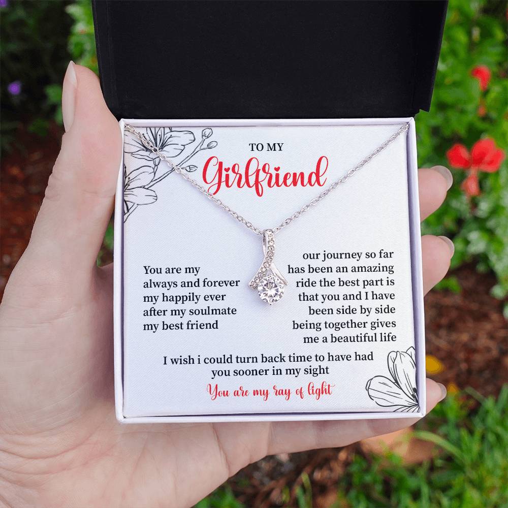 To My Girlfriend - Jewelry Gift with Message Card