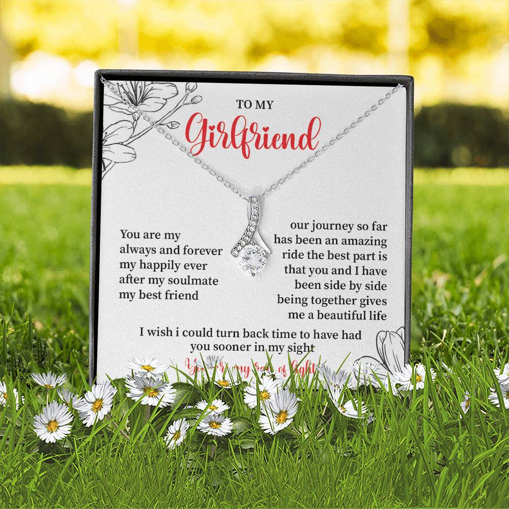 To My Girlfriend - Jewelry Gift with Message Card