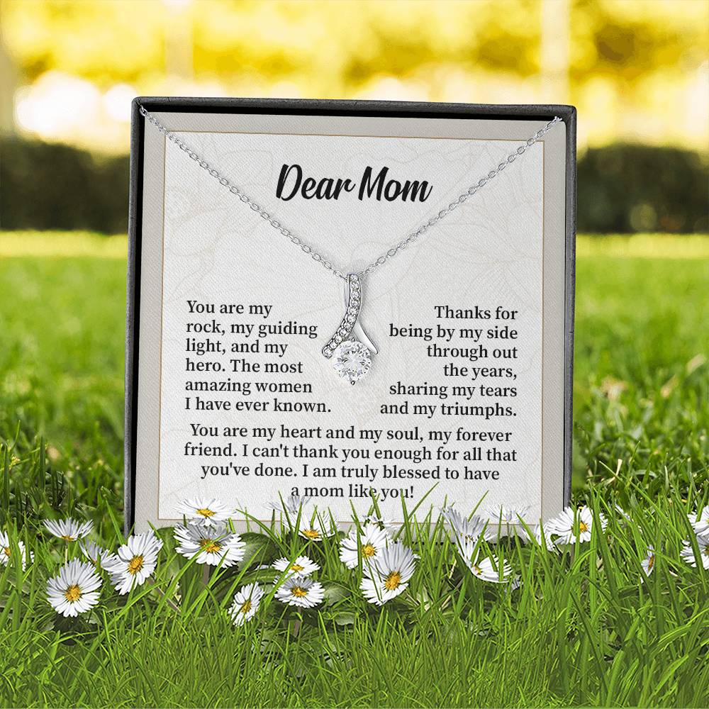 Dear Mom Thank You Necklace Necklace For My Forever Friend Heart And Soul Necklace Necklace Celebrating Our Bond My Amazing Mom Gift Love And Appreciation Gift Necklace Of Endless Devotion