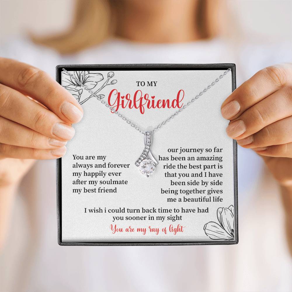 To My Girlfriend - Jewelry Gift with Message Card