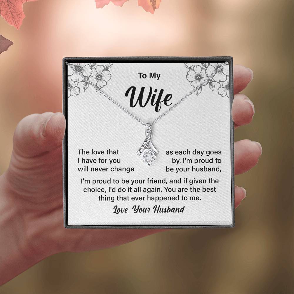 Necklace Gift for Wife from Husband with Gift Box
