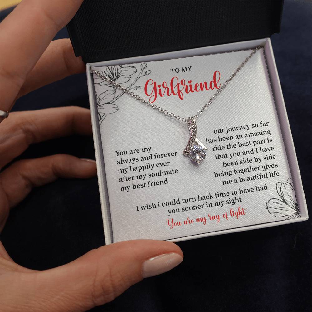 To My Girlfriend - Jewelry Gift with Message Card