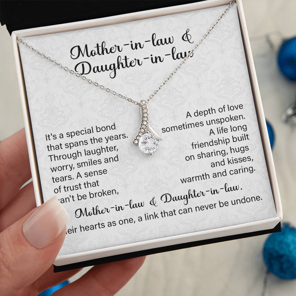 Mother-in-Law to Daughter-in-Law Necklace Gift