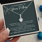 Memorial Jewelry Gift for Loss of Father with Message Card