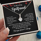 To My Loving Girlfriend Necklace with Message Card