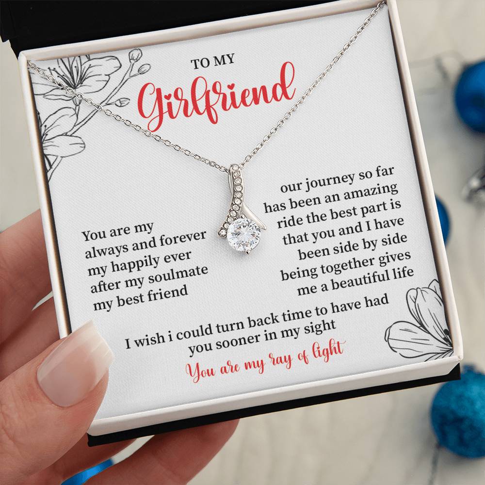 To My Girlfriend - Jewelry Gift with Message Card