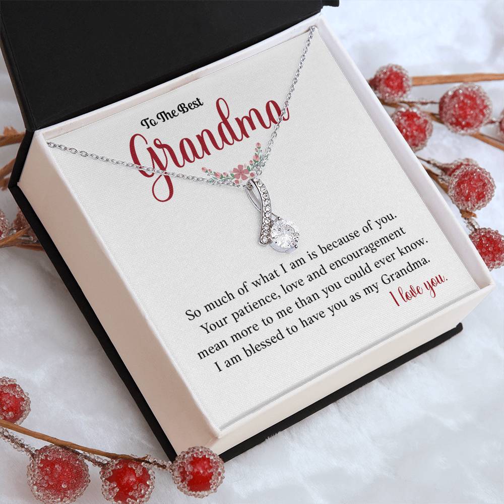 To The Best Grandma Heartfelt Necklace Gift Best Grandma Necklace Gift Heartfelt Gift For Grandma Sentimental Jewelry For Grandmother Jewelry Gift For Grandma Granddaughter To Grandma Gift Special Gift For Grandma Meaningful Gift For Grandma