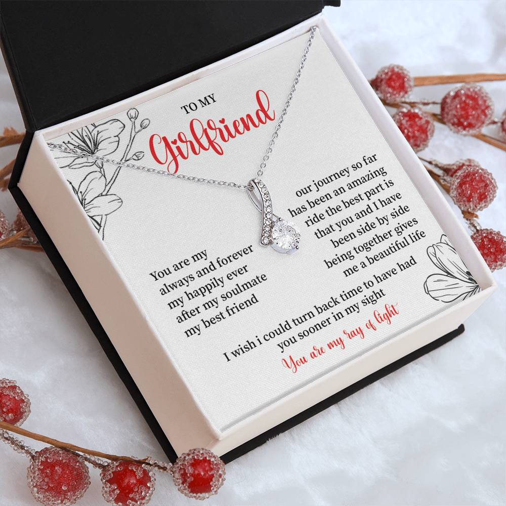 To My Girlfriend - Jewelry Gift with Message Card
