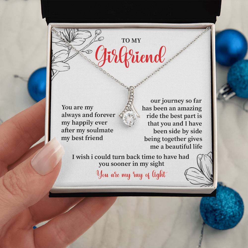 To My Girlfriend - Jewelry Gift with Message Card