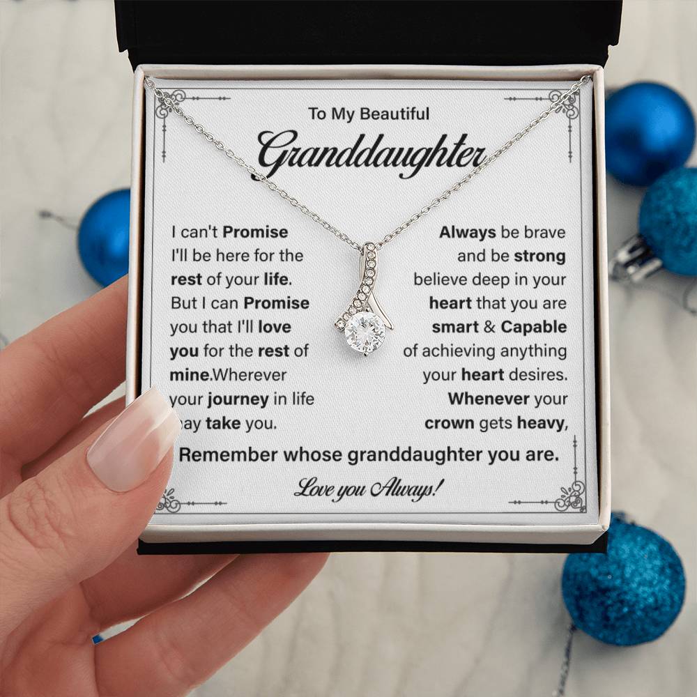 To my Beautiful granddaughter always be brave.