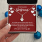 Beautiful Girlfriend Love Necklace with Message Card