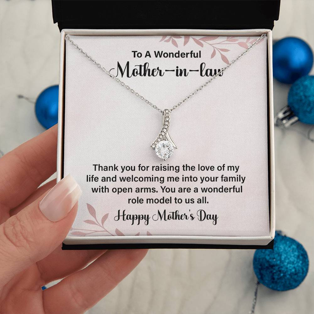 Mother-in-Law Mother’s Day Necklace Gift from Family