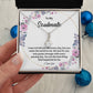 Soulmate Necklace Gift for Her – Love Message Card