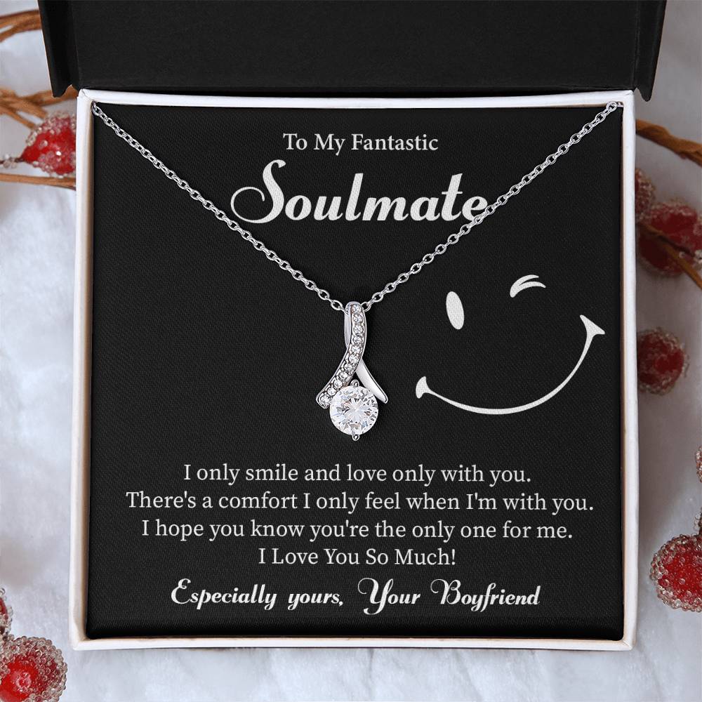 Soulmate Necklace Gift from Boyfriend – Gift Box