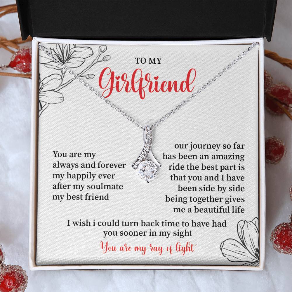 To My Girlfriend - Jewelry Gift with Message Card