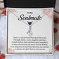 Elegant Soulmate Necklace Gift for Her – Gift Box