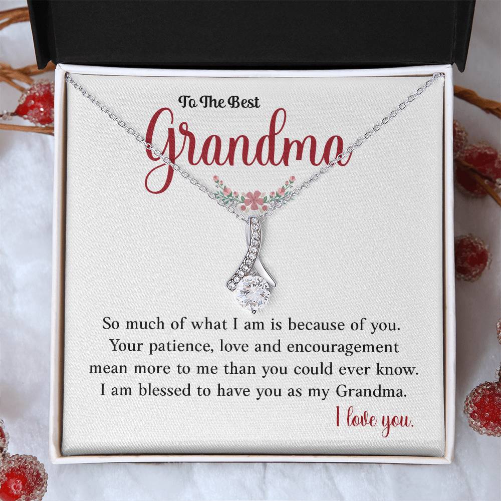 To The Best Grandma Heartfelt Necklace Gift Best Grandma Necklace Gift Heartfelt Gift For Grandma Sentimental Jewelry For Grandmother Jewelry Gift For Grandma Granddaughter To Grandma Gift Special Gift For Grandma Meaningful Gift For Grandma