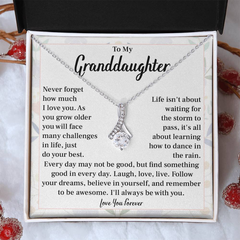 Granddaughter Inspirational Necklace Gift for Her