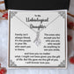Unbiological Daughter Necklace with Gift Box