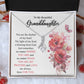 Granddaughter Necklace Gift – Blessing from God Message Box