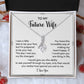 Future Wife Necklace Gift with Sentimental Message Card