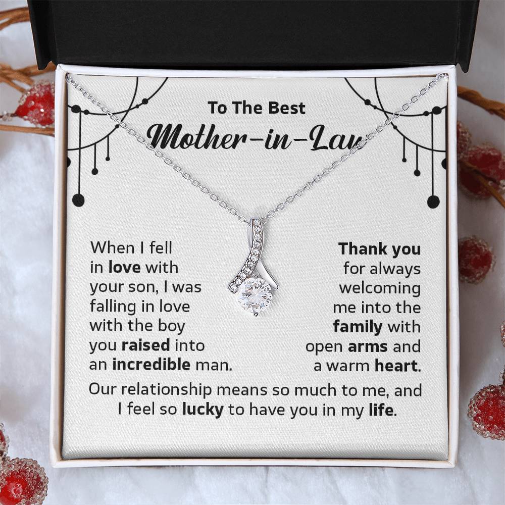 To the best Mother in law when i fell in love with,