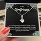 To My Girlfriend Necklace – Jewelry Gift with Message Card