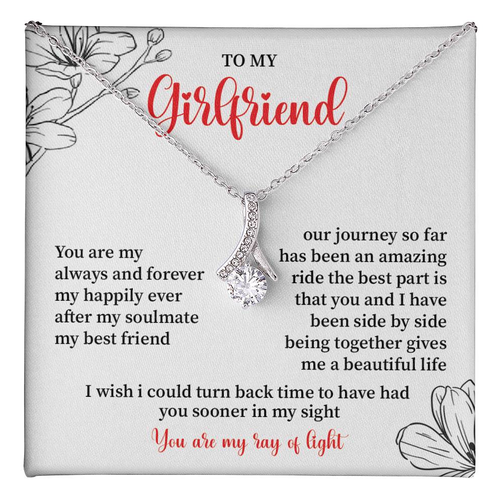 To My Girlfriend - Jewelry Gift with Message Card