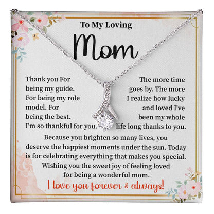 Mother Necklace Gift for Birthday with Gift Box
