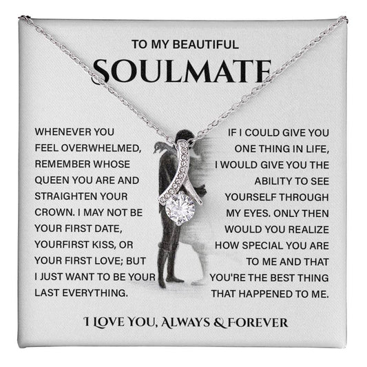 Soulmate Necklace Gift for Her – with Gift Box