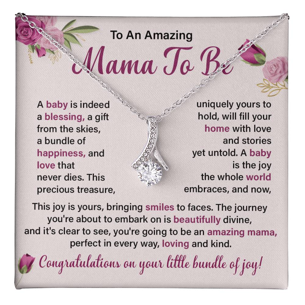 Necklace Gift for Pregnant Wife or Mama To Be