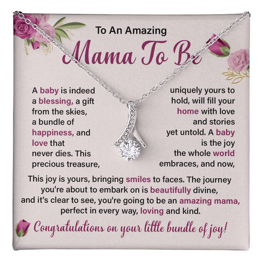Necklace Gift for Pregnant Wife or Mama To Be