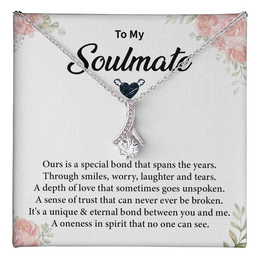 Elegant Soulmate Necklace Gift for Her – Gift Box