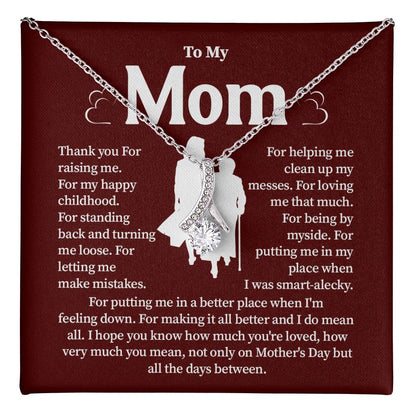 Gift for Mom from Daughter – Necklace with Gift Box