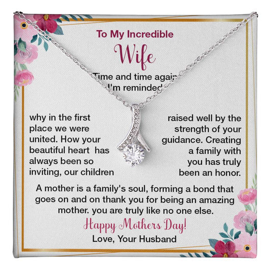 Mother’s Day Necklace Gift for Wife from Husband