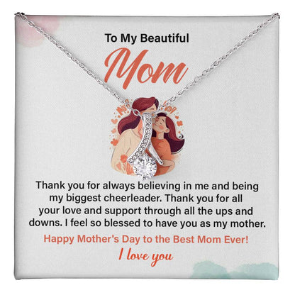 Mother’s Day Necklace Gift for Mom with Gift Box