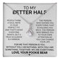 Gift for Better Half From Pookie Bear With Message Card