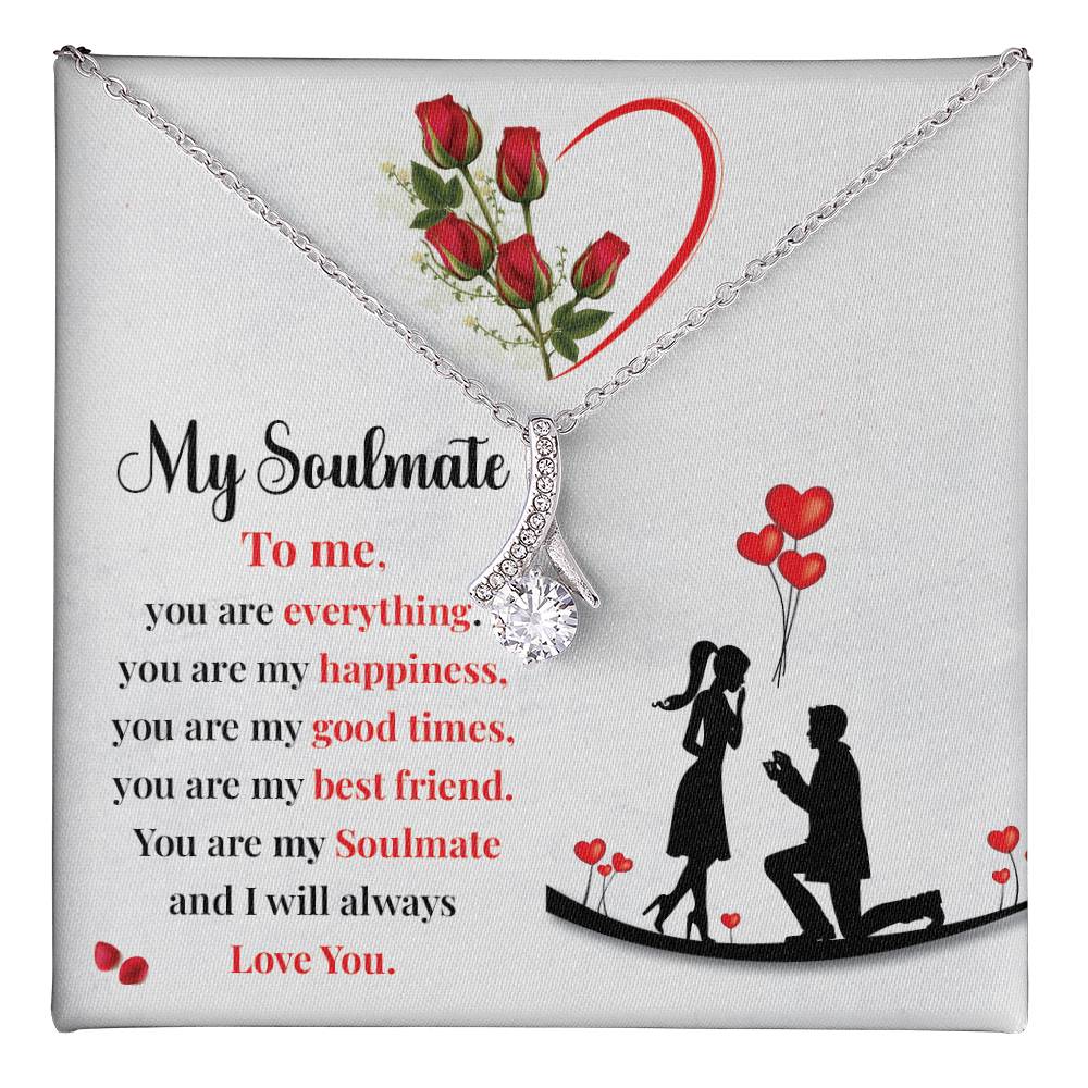 Proposal Gift Necklace for Soulmate with Love Card