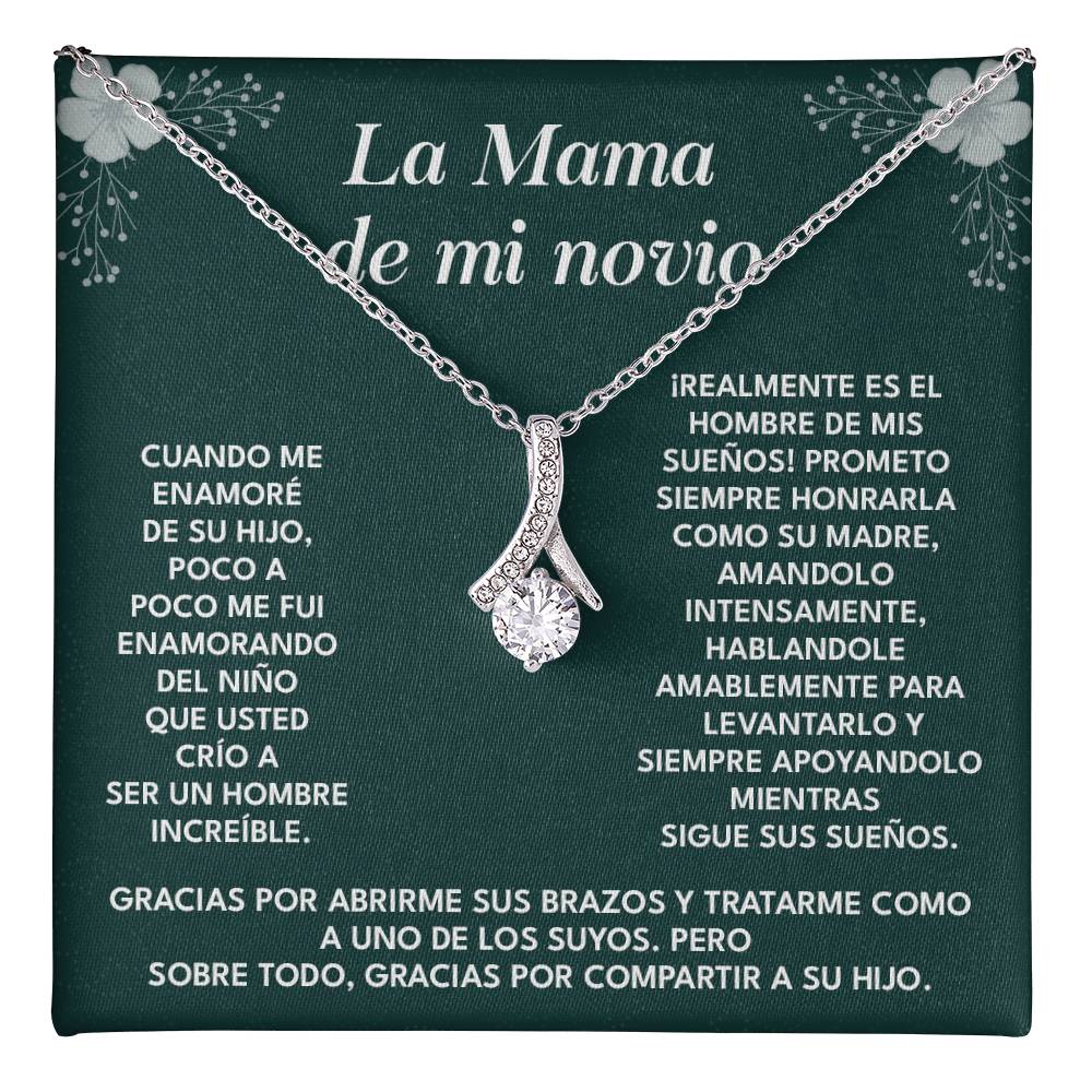 Collar Para La Mamá De Mi Novio Regalo De Agradecimiento Para Suegra Mensaje Emotivo Para La Madre De Mi Novio Agradecimiento Por Criar Al Hombre De Mis Sueños Collar Con Dedicatoria Para Suegra Regalo De Amor Y Gratitud Collar Para La Madre Del Hombre