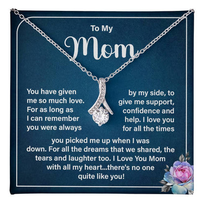 Mother Necklace Gift from Daughter with Gift Box