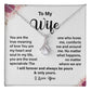 Wife Gift from Husband – Romantic Message Card Box