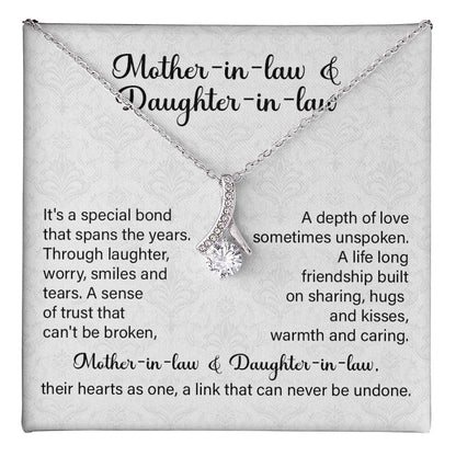 Mother-in-Law to Daughter-in-Law Necklace Gift