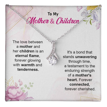 Mother & Children Bond Necklace Gift Box