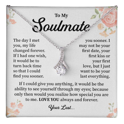 Soulmate Pendant Necklace for Her – Gift Box Jewelry