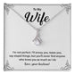 Funny Wife Necklace Gift with Message Card