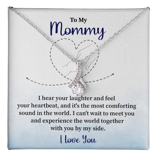 Necklace Gift for Mom to Be from Baby with Gift Box