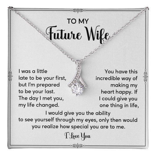 Future Wife Necklace Gift with Sentimental Message Card