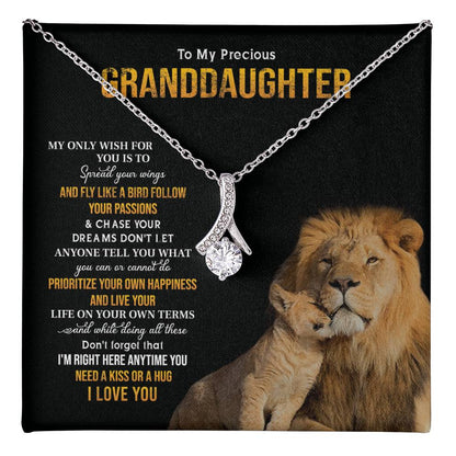Inspirational Necklace for Granddaughter – Gift from Grandpa