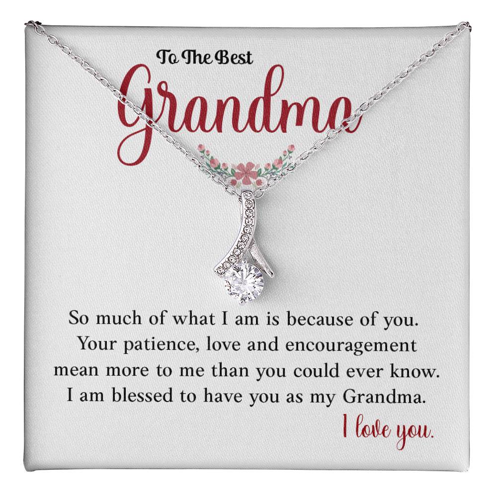 To The Best Grandma Heartfelt Necklace Gift Best Grandma Necklace Gift Heartfelt Gift For Grandma Sentimental Jewelry For Grandmother Jewelry Gift For Grandma Granddaughter To Grandma Gift Special Gift For Grandma Meaningful Gift For Grandma